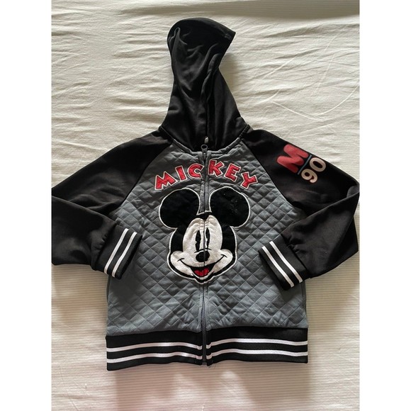Disney Other - Disney Mickey Mause kids Long Sleeve Full Front Zipper Hoodie Jacket Top Size 4